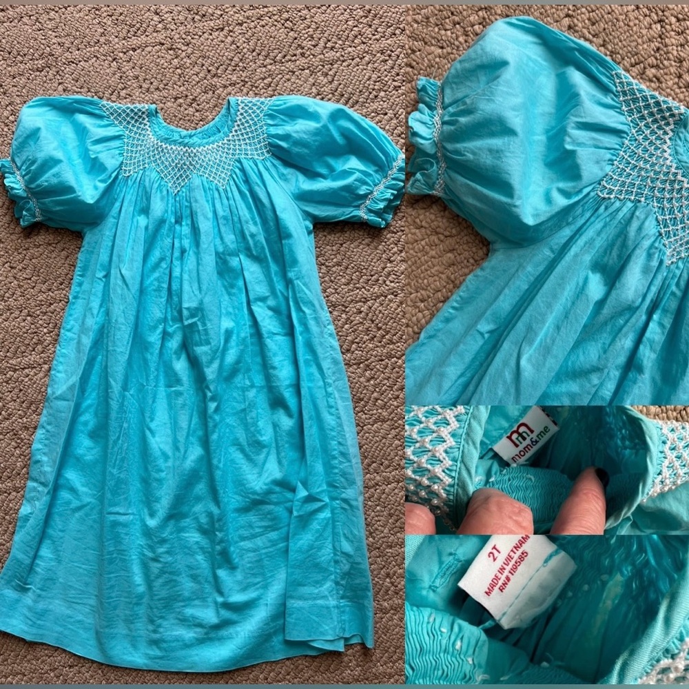 SMOCKED PEARLS! All pieces purchased new. Only worn by my girls. S/F & P/F.